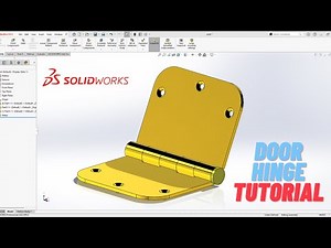 Solidworks Tutorial / How to make a Door Hinge ?