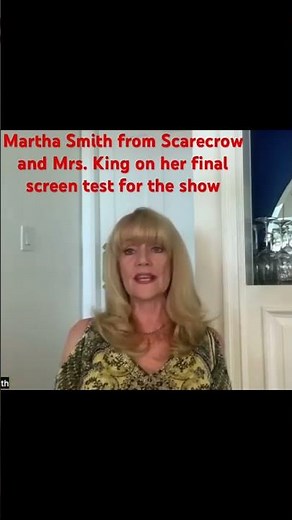 Martha Smith from Scarecrow and Mrs. King on her final screen test where she got the part