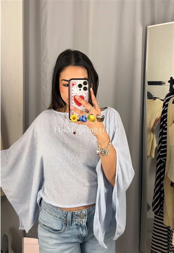 H&M Spring Poncho Try-On Review