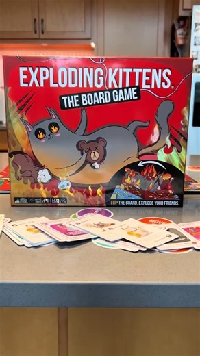 The Games We Play on Instagram: "@gameofkittens is popping up and popping off 💥 this is a brand new board game from the mad geniuses at Exploding Kittens! #boardgame #explodingkittens #gamenight #partygame #gamenightideas #fun"