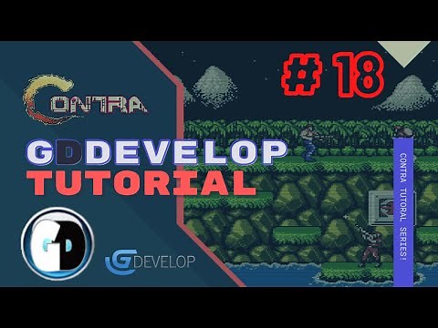 #18 How to create a CONTRA Like game with Gdevelop FREE VISUAL Game Engine