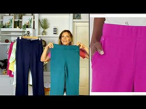 Sport Savvy Soft Double Knit Bootcut Pant on QVC