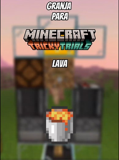 Granja de Lava Infinita para Minecraft Bedrock