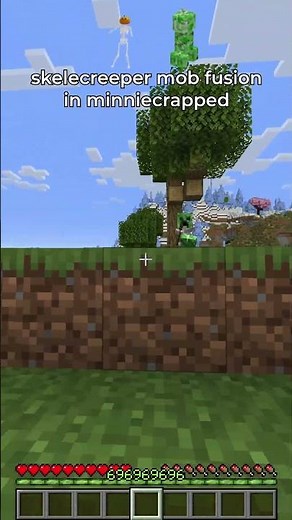 creeper skeleton fusion in minecraft 🤯