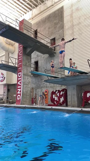 Some relaxing slow motion diving for you today 😌 #diving #satisfying #acrobatics #flips | Steele Johnson