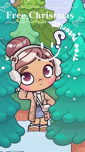 Free Christmas tree tutorial🎄 #avatarworld #avatarworldsecrets #avatarworldtutorial