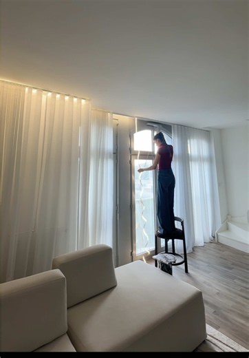 Installer éclairage LED pour rideaux avec interrupteur (24V COB)
