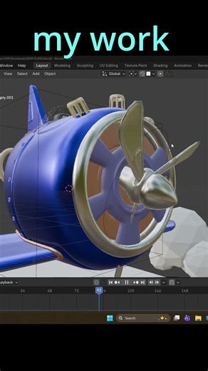 Blender tutorial vs my result #blender #computer