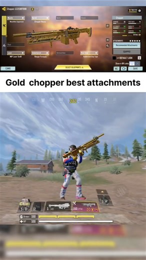 Best Attachments in Gold Chopper Codm 😎 | Season 2 Lunar Charge #callofdutymobile 2026