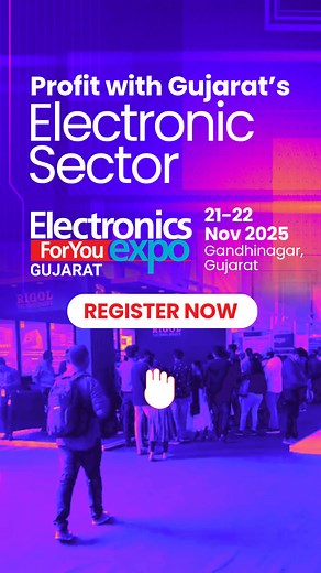 Are you in Gujarat, and ready to be a leader in the design of Innovative electronics & embedded systems? Meet thousands of electronics and embedded systems professionals at EFY Expo Gujarat this November for free. Register now. | Electronics For You