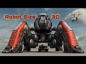 War Robots 3D Size Comparison | Part 3