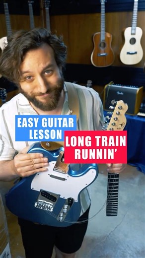 Let's Learn " Long Train Runnin' " by The Doobie Brothers | Easy Guitar Lesson #classicrock