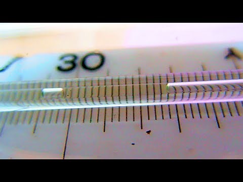 Repairing broken column in thermometer 2