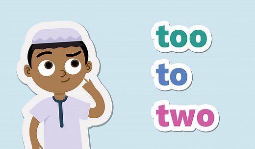 How to use to, too and two - BBC Bitesize