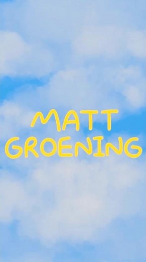 The Simpsons Intro, But It’s Matt Groening #thesimpsons #mattgroening #animation