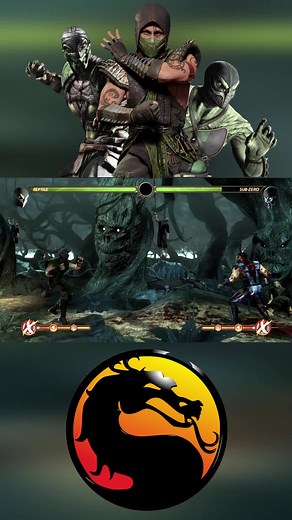 Reptile Evolution Combos #MKXL #MK1 #MK9