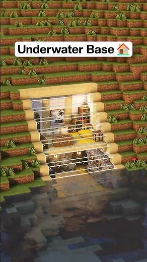 Minecraft Underwater Base🏠 #minecraft