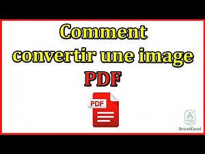 Comment convertir une image en pdf