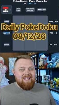 Daily PokeDoku 08/12/26