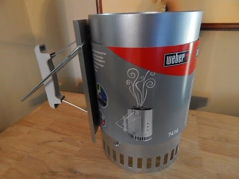 Weber Rapidfire Charcoal Chimney Starter Review | How To Use A Charcoal Chimney Starter