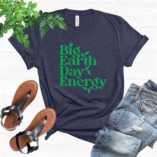 Big Earth Day Energy T-shirt, Nature Lover Shirt, Earth Day Gift, Climate Change Shirt, Environment Activist Shirt, Mother Earth Tee - Etsy