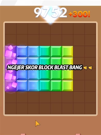 Scor Block Blast Lebih Penting 🤣🤣 #blockblast #carryandasitepu #fyp