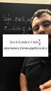 Transforming a complex number from trigonometric form to algebraic form #complexnumbers