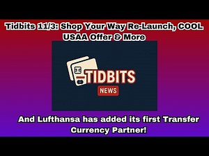 Shop Your Way Returns — Plus Huge USAA & Amex Offers! | Tidbits Monday Night