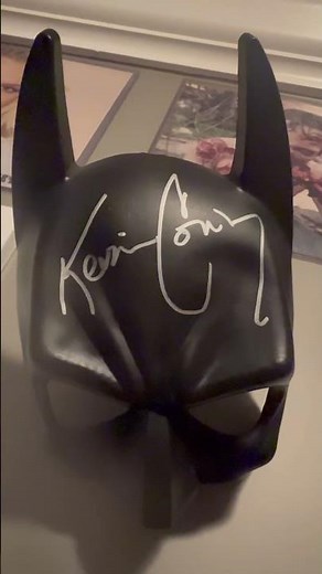 Brads Collection item of the day Kevin Conroy signed batman mask