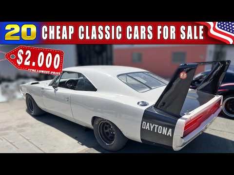 20 CLASSIC CARS THAT STILL TURN HEADS! For Sale Cheap
