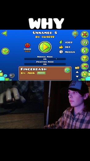 Geometry Dash Gameplay: Fingerdash by ADK