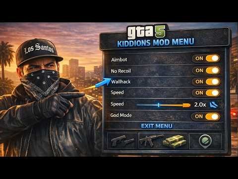 [NEW] GTA 5 Mod Menu PC 2026 / Free Kiddions Cheat, Money Hack & Online Mods (WORKING)
