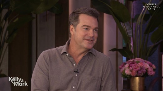 Chris O'Donnell Fans on Instagram: "Chris on 'LIVE! with Kelly & Mark', today (Oct. 7)! ☺️ This one is lovely! I always love it when he visits, there is always a nice entrance 😁 Apart from dishing on 9-1-1: Nashville, Chris spoke about whether his kids want to follow in his footsteps and joked about "number 4" aka Finley still getting more residuals than the others for his #NCISLA appearances as a young Callen 😂 Now when it comes to touring Nashville's golf courses in his off-time, he added th