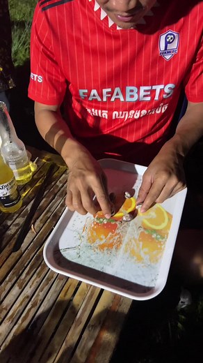 Creative Shell Art Display at Outdoor Gathering