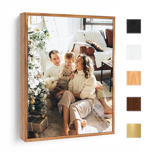 Modern Gallery Picture Floater Frame for Prints 1-1/4in Wall Art Poster Frame - Etsy