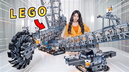 This 35,000-Piece LEGO Mine Bagger 288 Machine Is a Beast