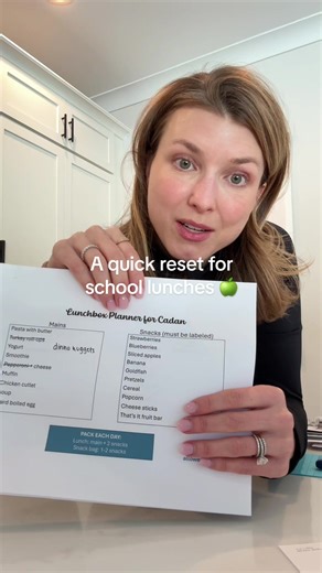 If you’re tired of answering “what’s for lunch?” at 7am… This is your sign to pause, print the menus, and get the kids involved. Future you will be very grateful. #schoolmom #lunchboxideas #parentingwins #momroutines #momhacks