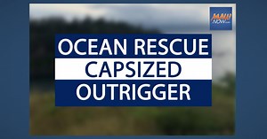 Paddlers Rescued from Capsized Outrigger Canoe in Maui Waters | Maui Now
