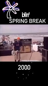 15 reactions | Blink-182 (2000) Spring Break at Daytona Beach ️ ️ #blink182 #springbreak #mtv #nostalgia #memories #history #poprock #alternative #music #2000s #fyp #explore #facebookreels #threads | 80’s & 90’s Real Generation | Facebook