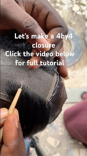 How to Make a 4x4 Closure (and Install It!)