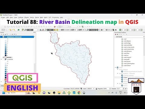 River Basin Delineation map preparation in QGIS