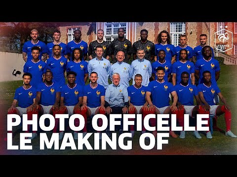 Making of de la photo officielle des Bleus