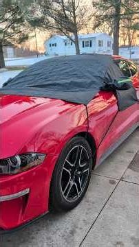 How to make it easy to deal with snow & ice for Mustang front windshield & side windows!