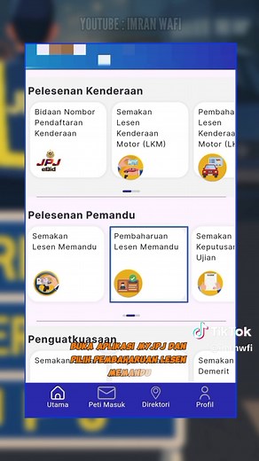 Cara Renew Lesen di MyJPJ Secara Online