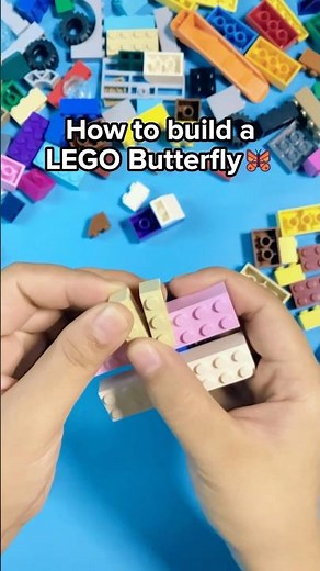 How to build a cute LEGO butterfly with Brickify! 🦋