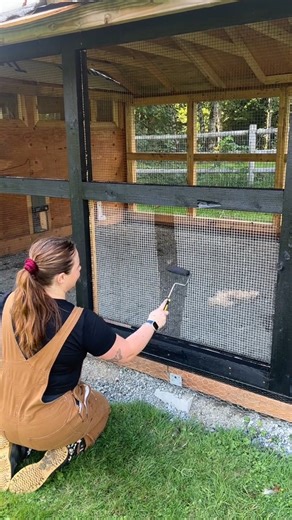 This is your sign to paint your hardware cloth black 🖤 | David Benoit