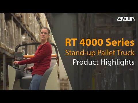 Crown Stand-up Pallet Truck | RT 4000 Series | Product Highlights