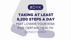 8K views · 35 reactions | Have you walked 8,200+ steps today? If so, this may reduce your risk of certain adverse health conditions! Read the new study by All of Us: allof-us.org/3WoLhPu #Reasons4Research #JoinAllOfUs | All of Us Research | Facebook