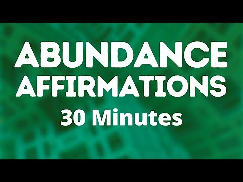 Prosperity Abundance Money Affirmations | 30 Minutes | Bob Baker