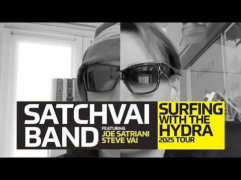 Joe Satriani & Steve Vai Announce the SATCHVAI BAND "Surfing With The Hydra" 2025 Tour